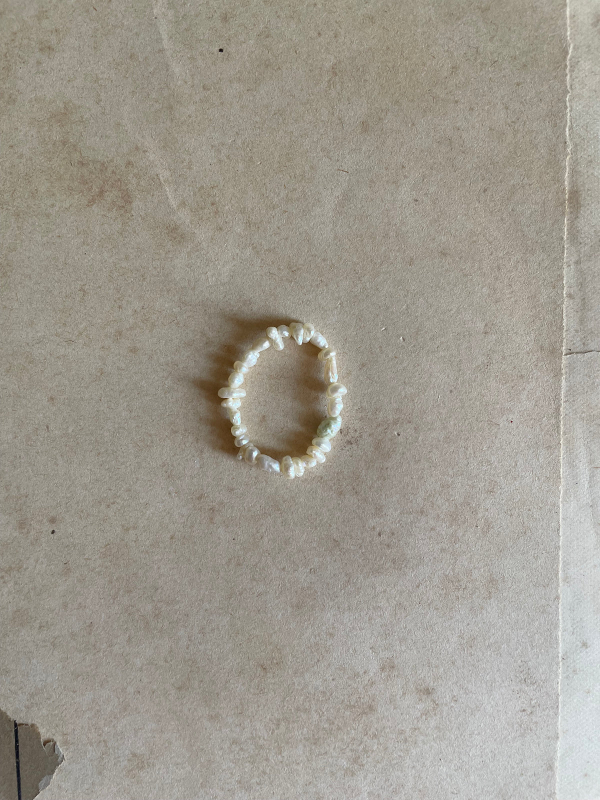 Pinky pearl ring