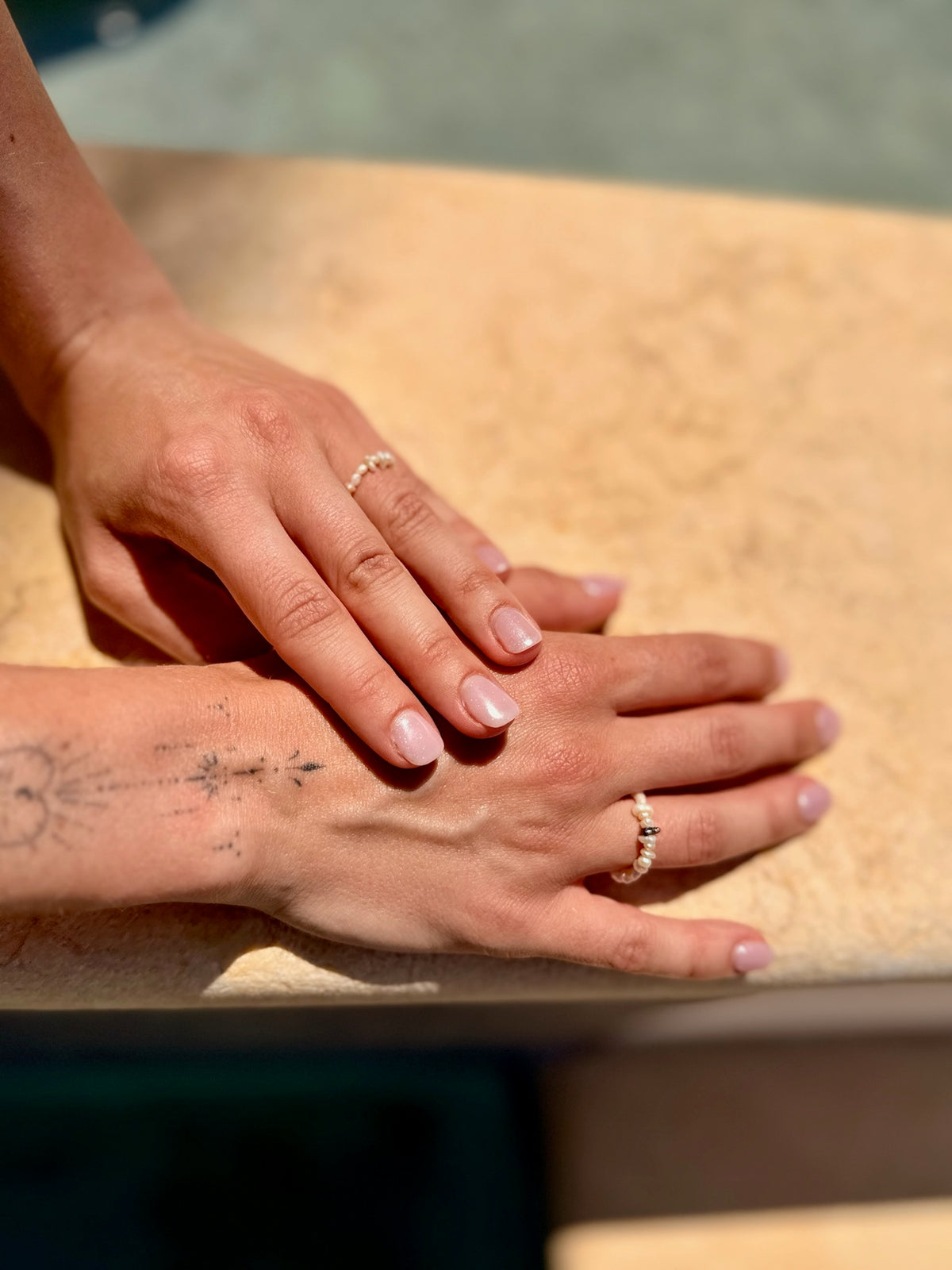 Pinky pearl ring