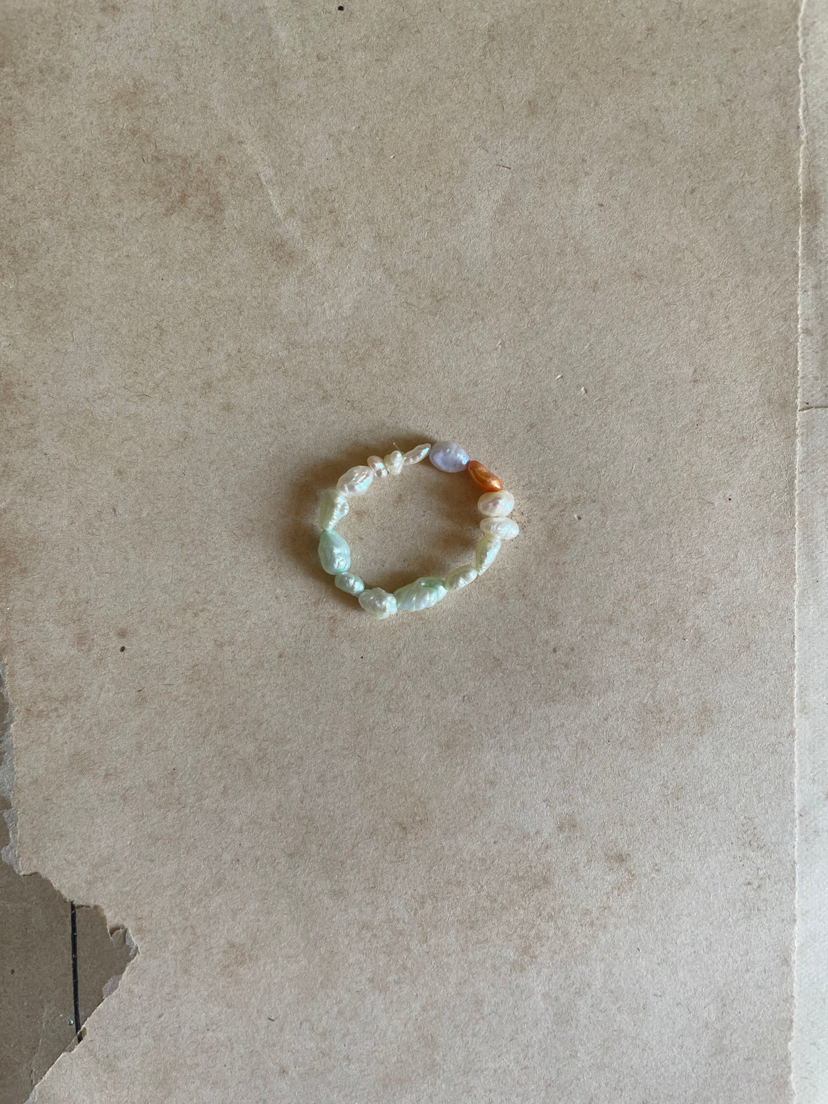 Pinky pearl ring