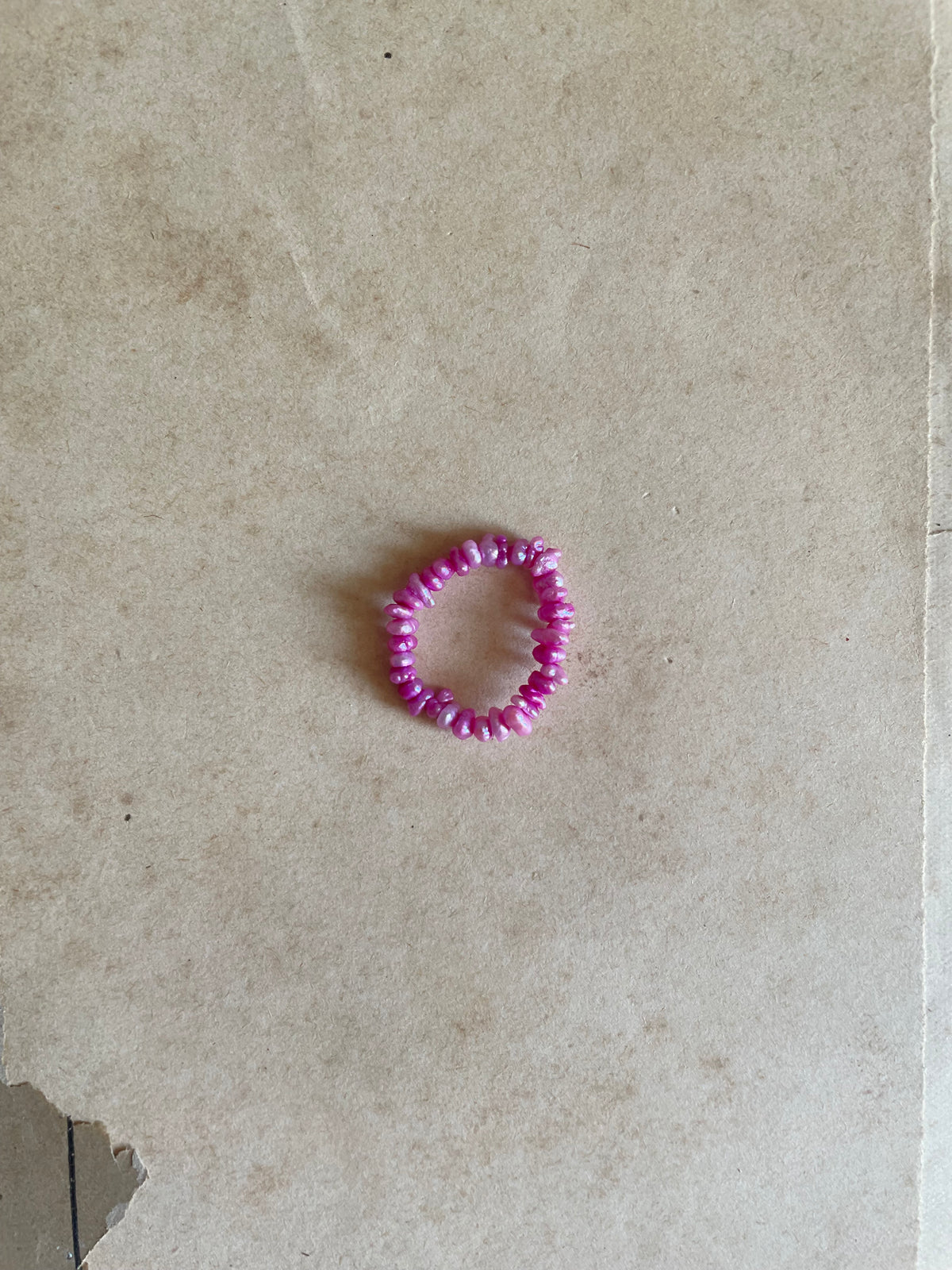 Pinky pearl ring