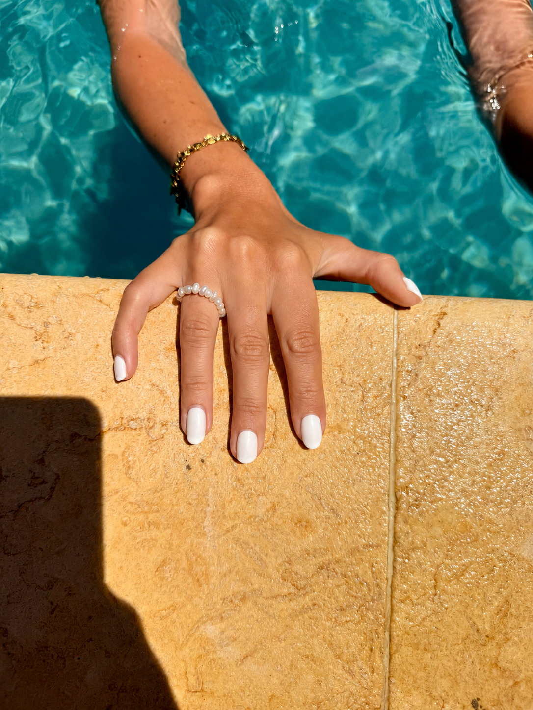Pinky pearl ring